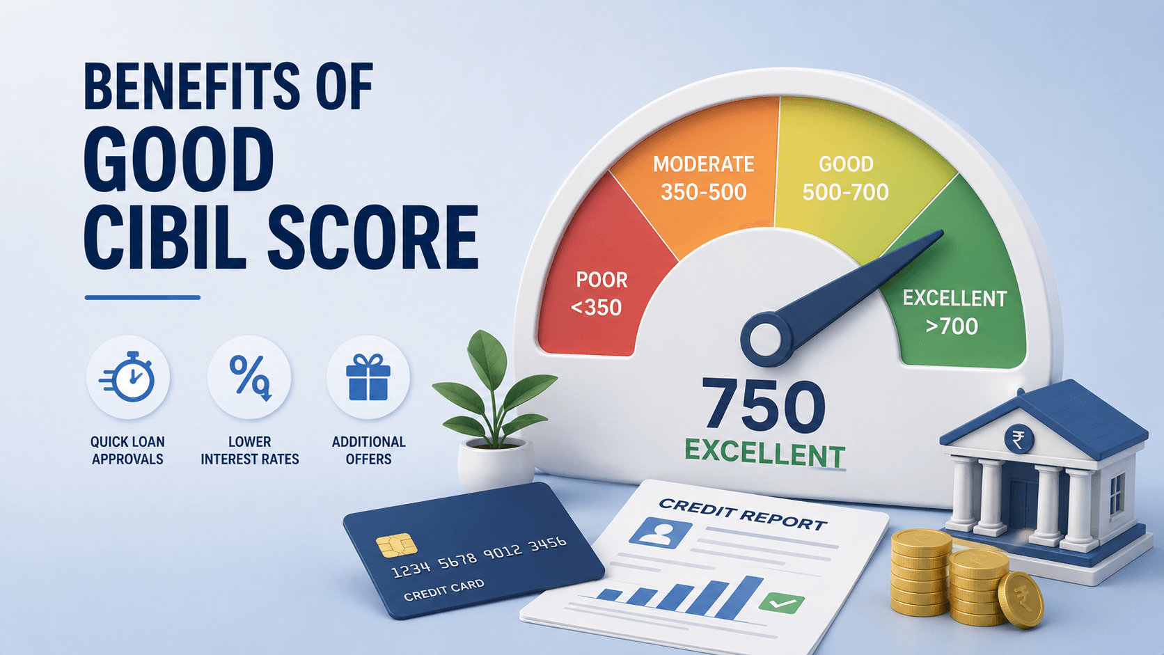 Benefits of Good CIBIL Score For Loan