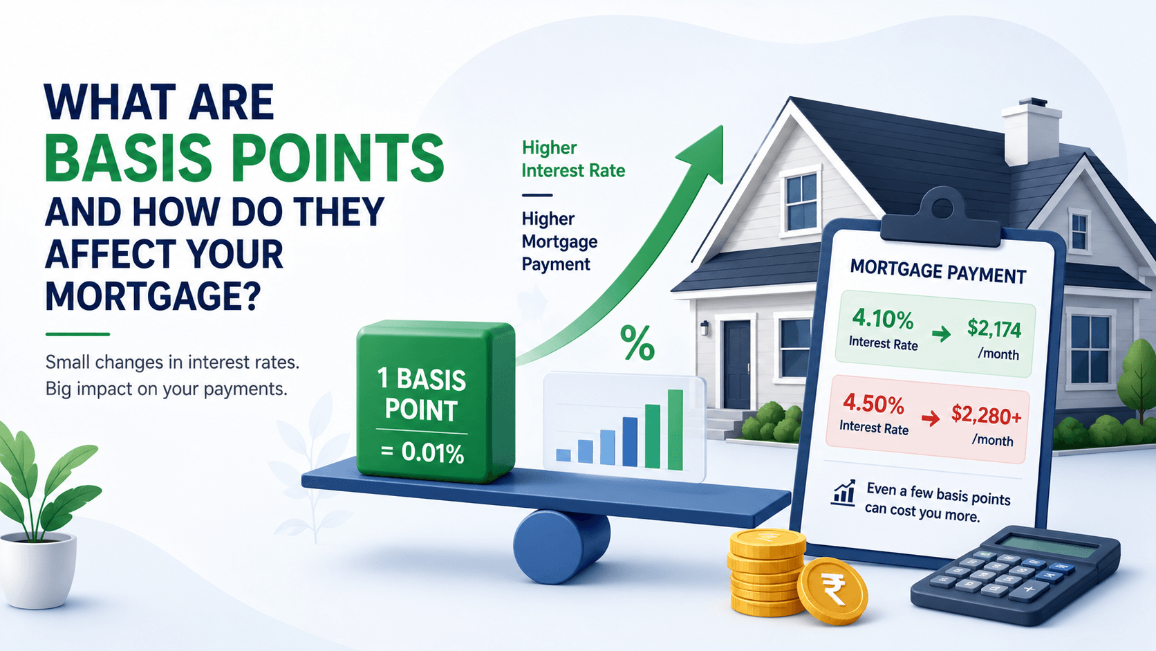 WHAT ARE BASIS POINTS AND HOW DO THEY AFFECT YOUR MORTGAGE?