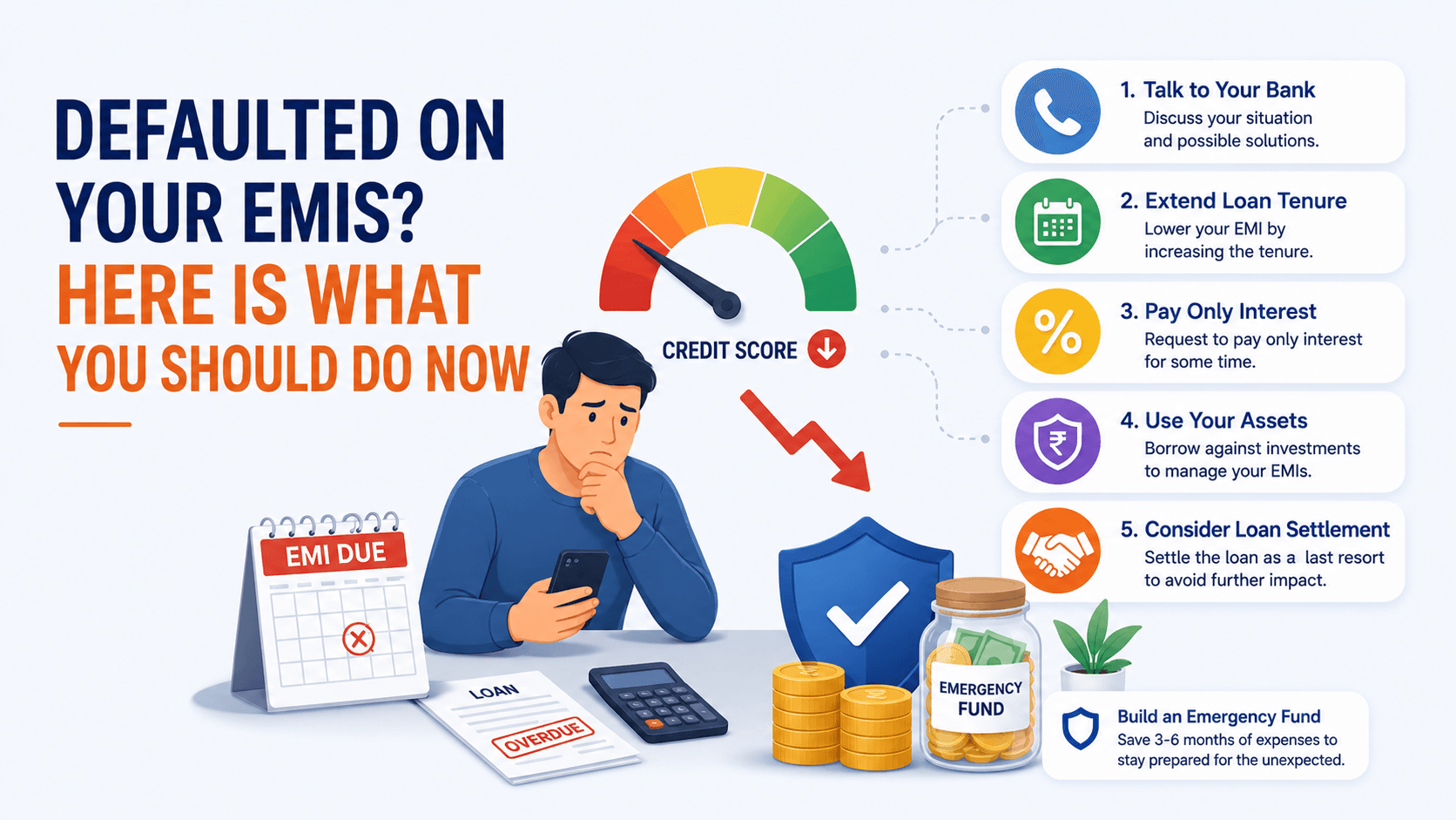 Defaulted on your EMIs? Here is what you should do now