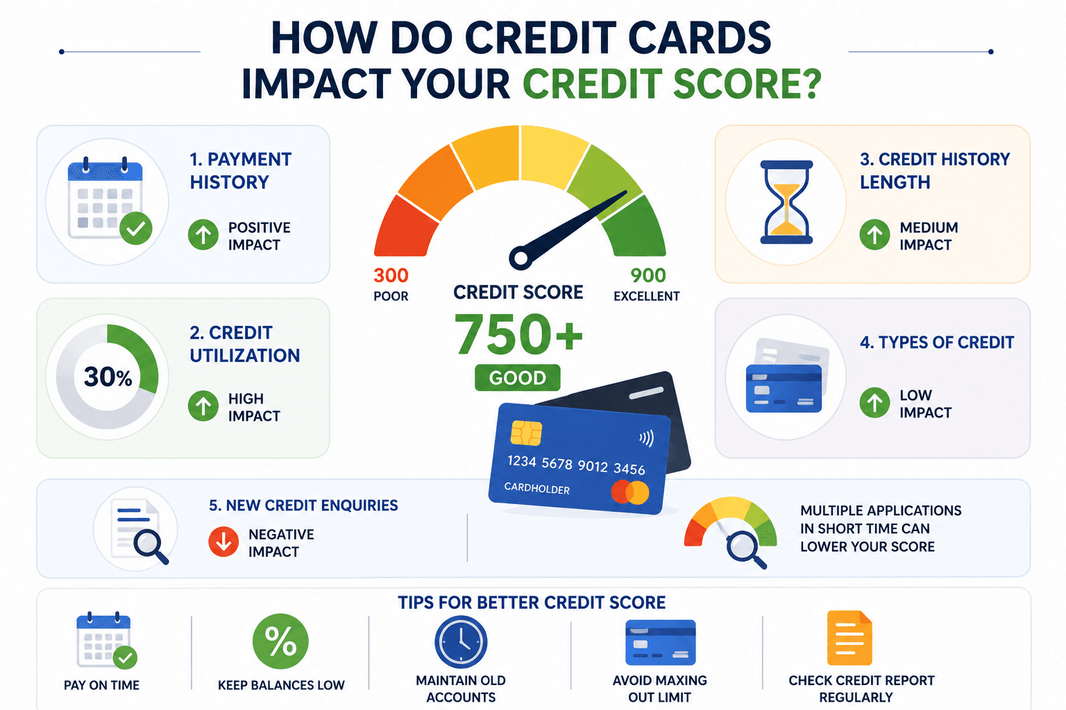 How Credit Card Can Impact Your Credit Score