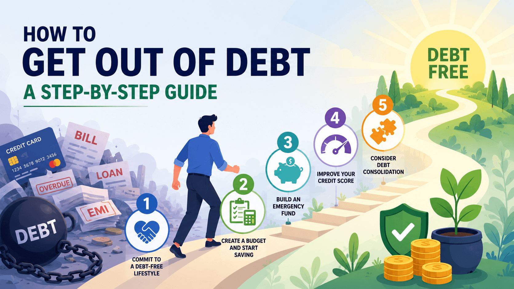HOW TO GET OUT OF DEBT: A STEP-BY-STEP GUIDE